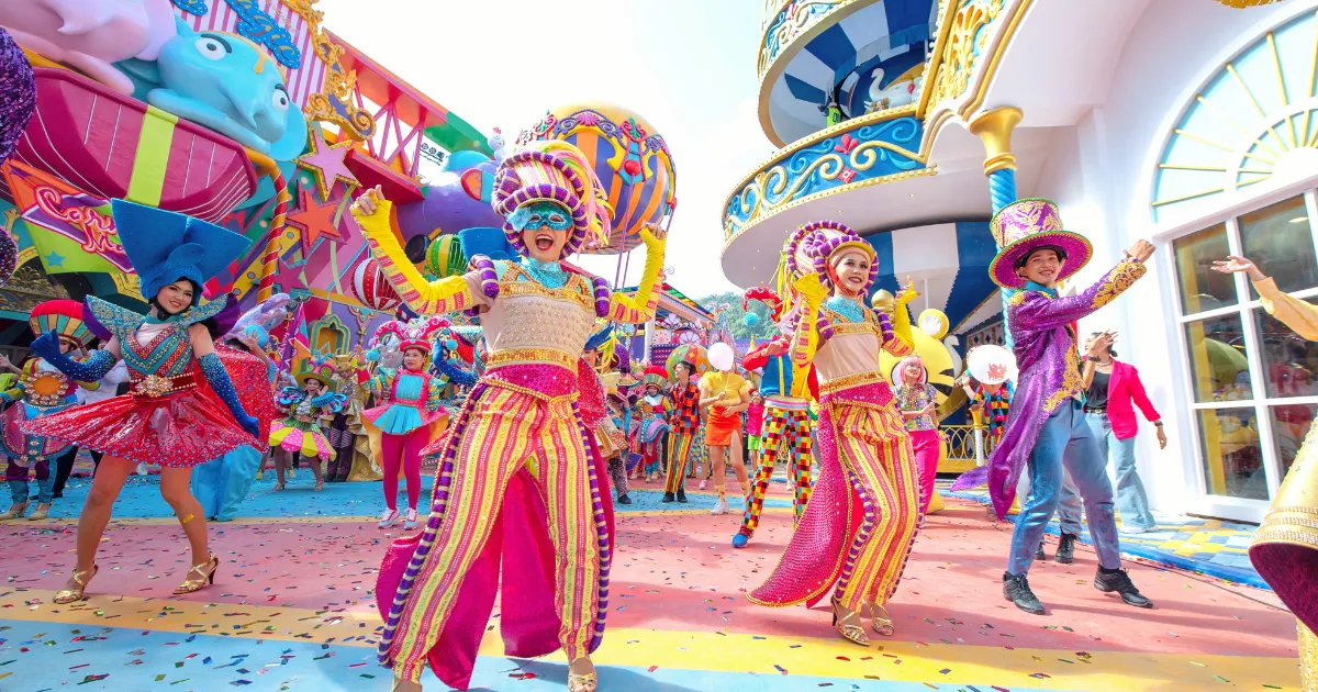 Beautiful parade at Carnival Magic Phuket